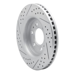 Ford F-150 Brake Rotor (1) - Front Right - DFC - Drilled & Slotted Geoperformance - `07-`21