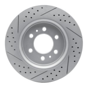 Ford F-150 Brake Rotor (1) - Front Right - DFC - Drilled & Slotted Geoperformance - `07-`21