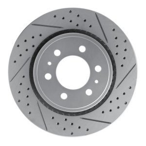 Ford F-150 Brake Rotor (1) - Front Right - DFC - Drilled & Slotted Geoperformance - `07-`21