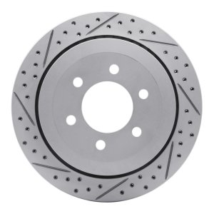 Ford Expedition Brake Rotor (1) - Rear Left - DFC - Drilled & Slotted Geoperformance - `07-`17