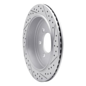 Ford Expedition Brake Rotor (1) - Rear Left - DFC - Drilled & Slotted Geoperformance - `07-`17