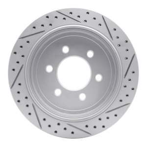 Ford Expedition Brake Rotor (1) - Rear Left - DFC - Drilled & Slotted Geoperformance - `07-`17