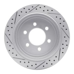 Ford Expedition Brake Rotor (1) - Rear Right - DFC - Geoperformance Drilled & Slotted - `07-`17