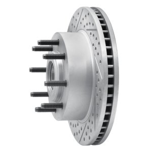 Ford F-250 Brake Rotor (1) - Front Left - DFC - Drilled & Slotted Geoperformance - `06-`12
