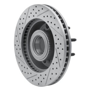 Ford F-350 Super Duty Brake Rotor (1) - Front Right - DFC - Geoperformance Drilled & Slotted - `06-`12