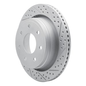 Ford F-150 Brake Rotor (1) - Rear Right - DFC - Geoperformance Rotor - Drilled and Slotted - `12-`14