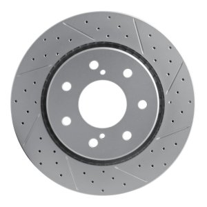 Ford F-150 Brake Rotor (1) - Front Right - DFC - Drilled & Slotted Geoperformance - `10-`14