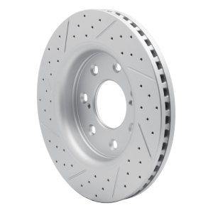 Ford F-150 Brake Rotor (1) - Front Right - DFC - Drilled & Slotted Geoperformance - `10-`14