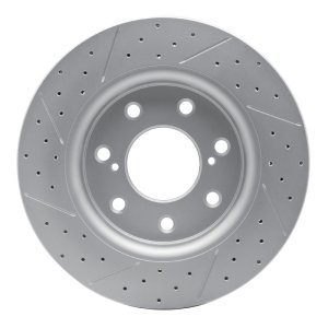 Ford F-150 Brake Rotor (1) - Front Right - DFC - Drilled & Slotted Geoperformance - `10-`14