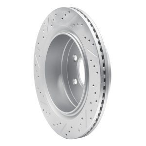 Ford F-150 Brake Rotor (1) - Rear Right - DFC - Drilled & Slotted Geoperformance - `12-`20