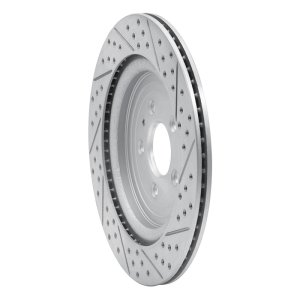 Ford Explorer Brake Rotor (1) - Rear Left - DFC - Drilled & Slotted Geoperformance - `13-`19