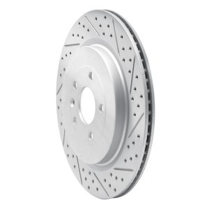 Ford Explorer Brake Rotor (1) - Rear Right - DFC - Drilled & Slotted Geoperformance - `13-`19 Ford Explorer Brake Rotor (1) - Rear Right - DFC - Drilled & Slotted Geoperformance - `13-`19