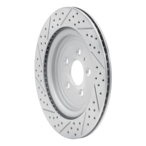 Ford Explorer Brake Rotor (1) - Rear Right - DFC - Drilled & Slotted Geoperformance - `13-`19 Ford Explorer Brake Rotor (1) - Rear Right - DFC - Drilled & Slotted Geoperformance - `13-`19