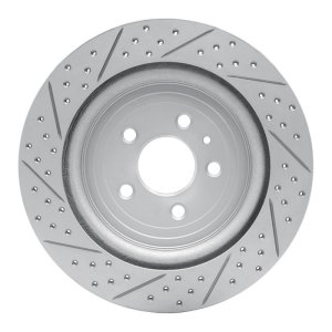 Ford Explorer Brake Rotor (1) - Rear Right - DFC - Drilled & Slotted Geoperformance - `13-`19 Ford Explorer Brake Rotor (1) - Rear Right - DFC - Drilled & Slotted Geoperformance - `13-`19