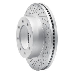 Ford F-350 Super Duty Brake Rotor (1) - Front Left - DFC - Geoperformance Drilled & Slotted - `12-`25