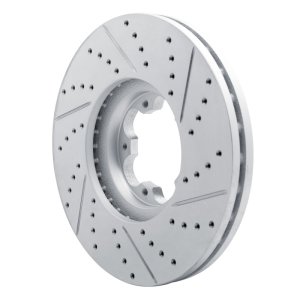 Ford Transit Brake Rotor (1) - Front Left - DFC - Geoperformance Rotors - Drilled & Slotted - `14-`19