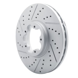 Ford Transit Brake Rotor (1) - Front Left - DFC - Geoperformance Rotors - Drilled & Slotted - `14-`19