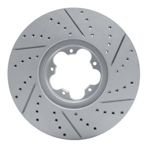 Ford Transit Brake Rotor (1) - Front Left - DFC - Geoperformance Rotors - Drilled & Slotted - `14-`19