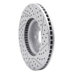 Ford Fusion Brake Rotor (1) - Front Left - DFC - Geoperformance Drilled & Slotted - `13-`20