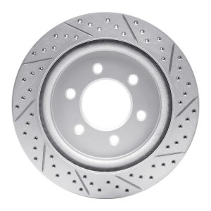 Ford F-150 Brake Rotor (1) - Rear Left - DFC - Drilled & Slotted Geoperformance Rotor - `18-`21