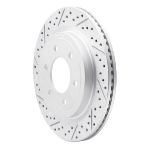 Ford F-150 Brake Rotor (1) - Rear Left - DFC - Drilled & Slotted Geoperformance Rotor - `18-`21