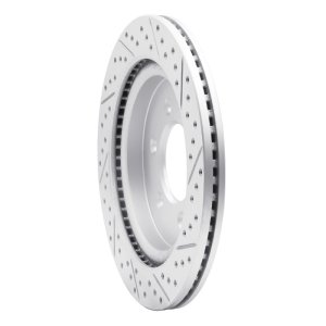 Ford F-150 Brake Rotor (1) - Rear Left - DFC - Drilled & Slotted Geoperformance Rotor - `18-`21