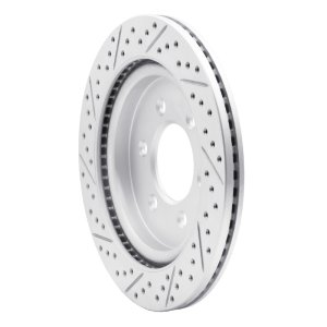 Ford Expedition Brake Rotor (1) - Rear Right - DFC - Drilled & Slotted Geoperformance - `18-`21