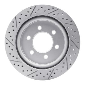 Ford Expedition Brake Rotor (1) - Rear Right - DFC - Drilled & Slotted Geoperformance - `18-`21