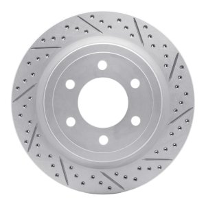 Ford Expedition Brake Rotor (1) - Rear Right - DFC - Drilled & Slotted Geoperformance - `18-`21
