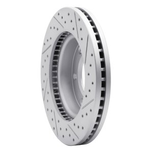 Ford Ranger Brake Rotor (1) - Front Left - DFC - Geoperformance Drilled & Slotted - `19-`25