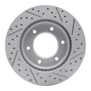 Ford Ranger Brake Rotor (1) - Front Left - DFC - Geoperformance Drilled & Slotted - `19-`25
