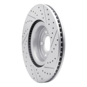 Ford Explorer Brake Rotor (1) - Front Left - DFC - Geoperformance Drilled & Slotted - `20-`26 Ford Explorer Brake Rotor (1) - Front Left - DFC - Geoperformance Drilled & Slotted - `20-`26