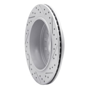 Lincoln Town Car Brake Rotor (1) - Rear Left - DFC - Geoperformance Rotor - Drilled and Slotted - `03-`11