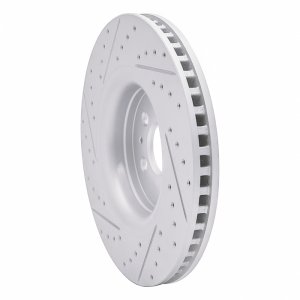 Ford Edge Brake Rotor (1) - Front Right - DFC - Drilled & Slotted Geoperformance - `15-`21