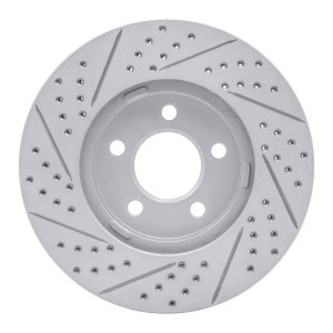 Ford Crown Victoria Brake Rotor (1) - Front Right - DFC - Drilled & Slotted Geoperformance - `03-`11 Ford Crown Victoria Brake Rotor (1) - Front Right - DFC - Drilled & Slotted Geoperformance - `03-`11