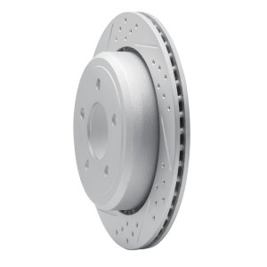 Ford Crown Victoria Brake Rotor (1) - Rear Left - DFC - Geoperformance Drilled & Slotted - `03-`11