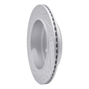 Ford Crown Victoria Brake Rotor (1) - Rear Right - DFC - Drilled & Slotted Geoperformance - `03-`11