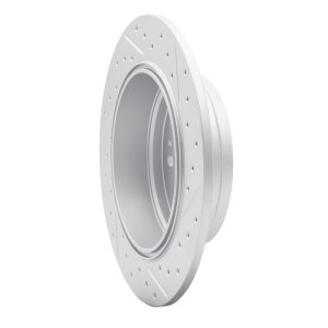 Acura TL Brake Rotor (1) - Rear Left - DFC - Drilled & Slotted Geoperformance - `99-`11