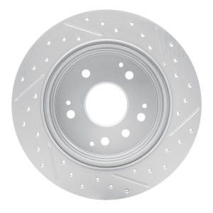 Acura TL Brake Rotor (1) - Rear Left - DFC - Drilled & Slotted Geoperformance - `99-`11
