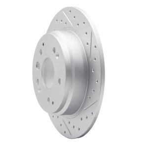 Acura TL Brake Rotor (1) - Rear Right - DFC - Geoperformance Drilled & Slotted - `99-`11
