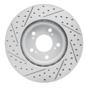 Acura RL Brake Rotor (1) - Front Right - DFC - Geoperformance Slotted/Drilled - `05-`12