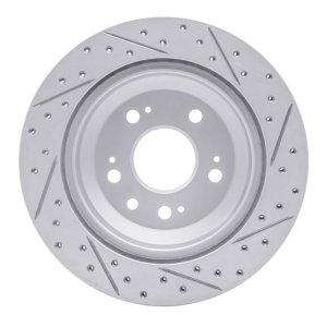 Acura RL Brake Rotor (1) - Rear Left - DFC - Geoperf Drilled & Slotted - `05-`12