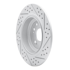 Acura TL Brake Rotor (1) - Rear Left - DFC - Drill & Slot - `09-`14