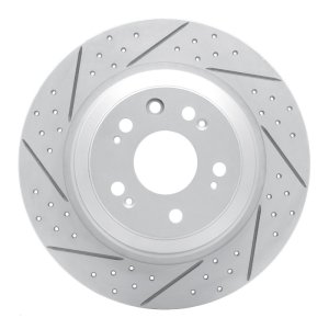 Acura TL Brake Rotor (1) - Rear Left - DFC - Drill & Slot - `09-`14