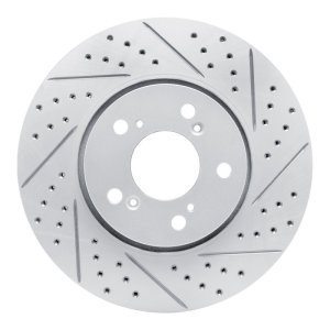 Acura RLX Brake Rotor (1) - Front Right - DFC - Drilled & Slotted Geoperformance - `14-`20 Acura RLX Brake Rotor (1) - Front Right - DFC - Drilled & Slotted Geoperformance - `14-`20