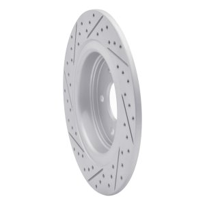 Acura MDX Brake Rotor (1) - Rear Right - DFC - Geoperformance Drilled & Slotted - `17-`20