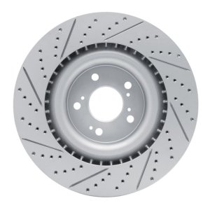 Acura MDX Brake Rotor (1) - Front Right - DFC - Geoperf Rotors - Drill & Slot - `21-`26
