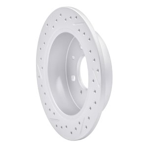 Acura Integra Brake Rotor (1) - Rear Right - DFC - Geoperf Rotors - Drill & Slot - `88-`01
