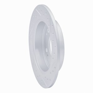 Acura Csx Brake Rotor (1) - Rear Left - DFC - Drilled & Slotted Geoperformance - `97-`15