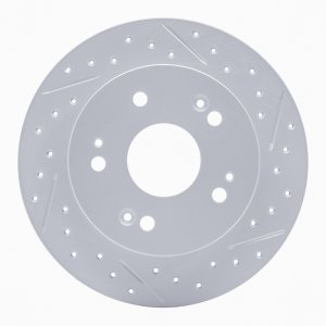 Acura Csx Brake Rotor (1) - Rear Right - DFC - Drilled & Slotted Geoperformance - `97-`15